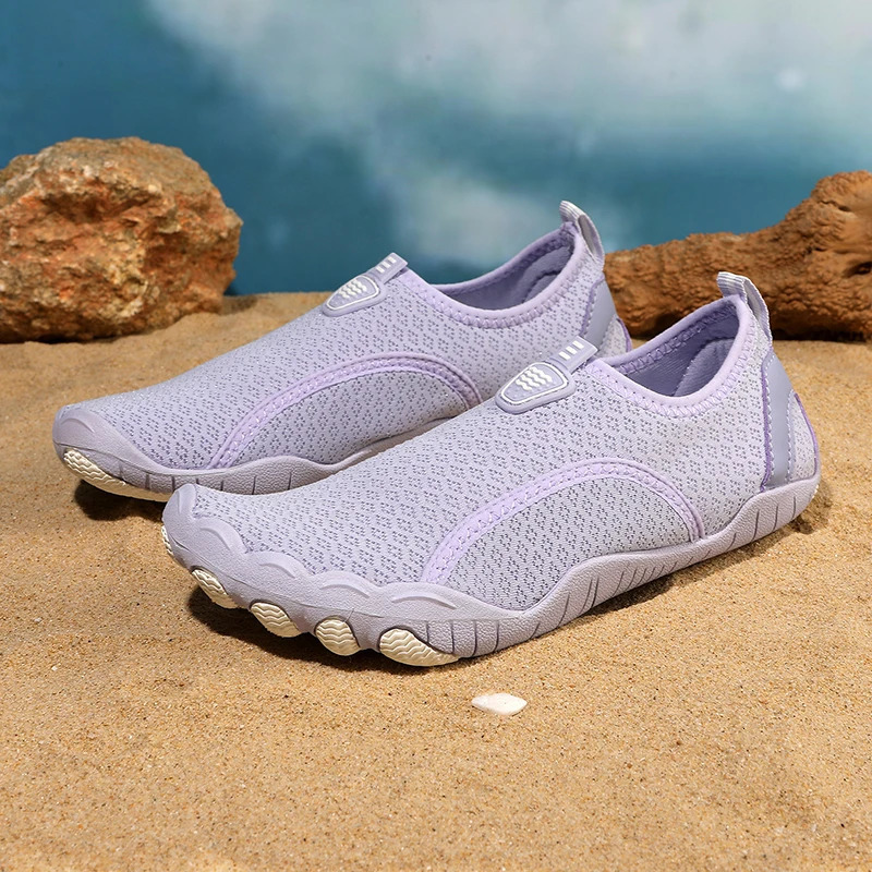 HKDQ Couples Wading Shoes Big Size 47 Breathable Water Shoes for Men Women Non Slip Mesh Lightweight Beach Barefoot Sneakers 250605