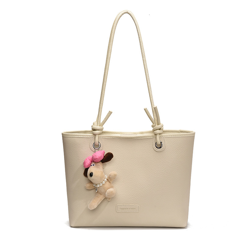 designer Korean Style Lychee Pattern Handbag Underarm Bag for Women 2025 New Fashion Tote Bag Simple Versatile Shoulder Crossbody Bag