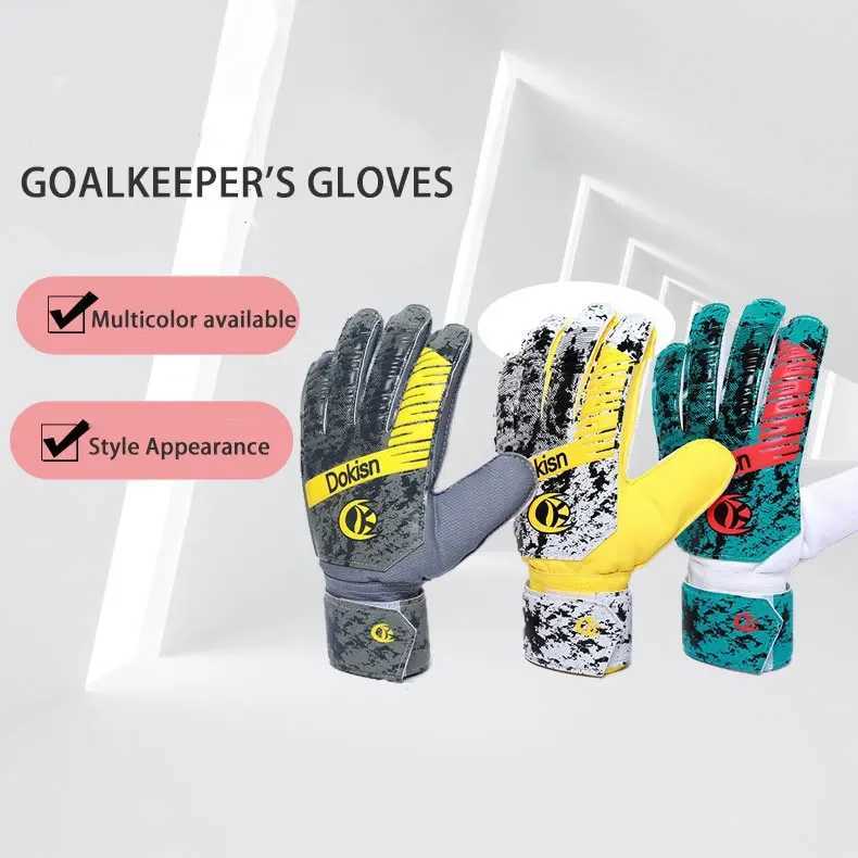 Professional Goalkeeper Gloves for Adult Match Training Latex Impact Anti-slip Wearproof Football Gloves Thickened Soccer Gloves XJ250606