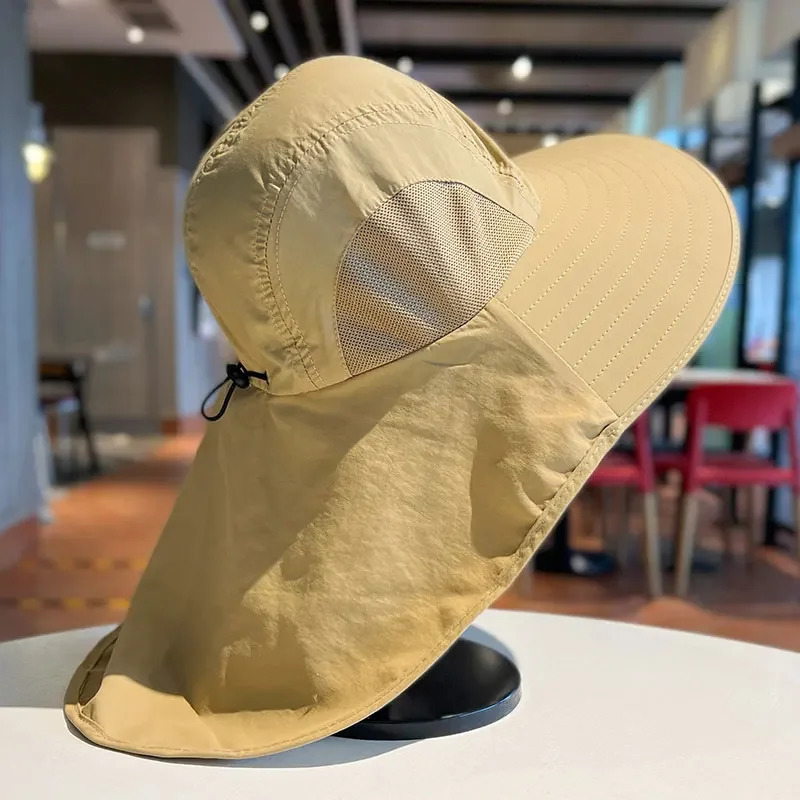 Sun Hat Sun Protection UV Protection Enlarged Breathable Mesh Hat Foldable for Men and Women Fishing Camping Hiking Beach Hat 250605