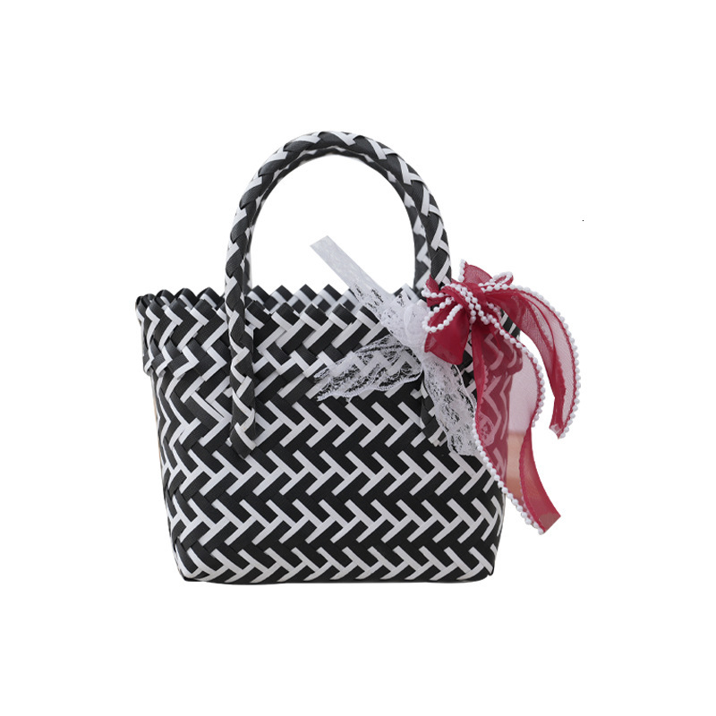 Top brand high-quality new free designer bag new children's bag tote bag beach bag woven bag diagonal woven scarf tote basket gift new free desig