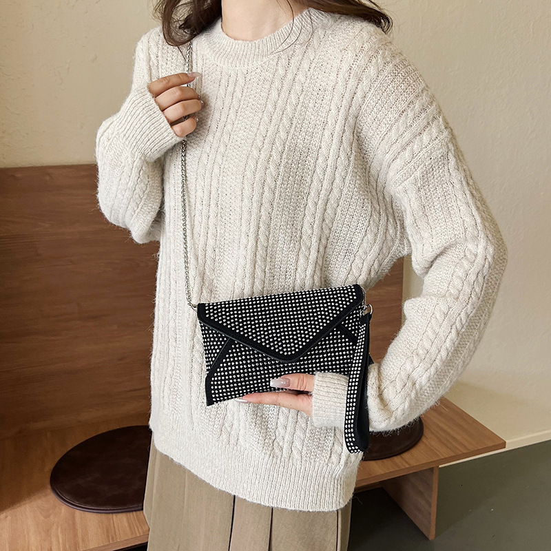 2025 Diamond Bag with Inlaid Diamonds Fashion Party Bag Rhinestone Clutch Bag Handbag Shoulder Crossbody Small Bag for Women Trendy Free Delivery Desi