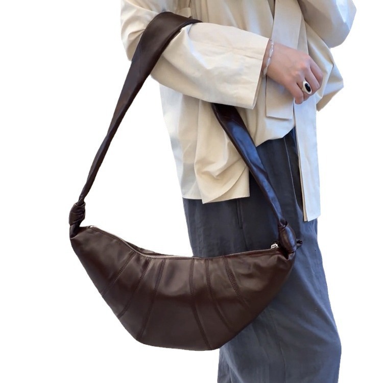 designer Unisex Versatile Casual Large Capacity Crossbody Bag Chest Bag Dumpling Bag Horn-shaped Bag Shoulder Bag Ins Bag Trendy