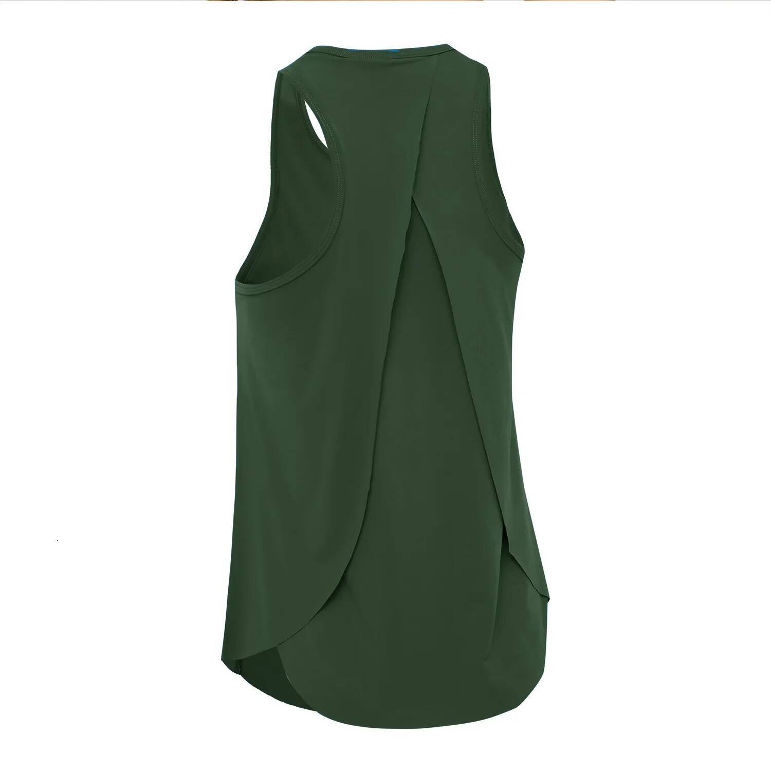 Loose Fit Sports Tank Top Women's Sleeveless Fiess Vest Yoga Cover up Summer Cross-Border Elastic Tailored Back Design