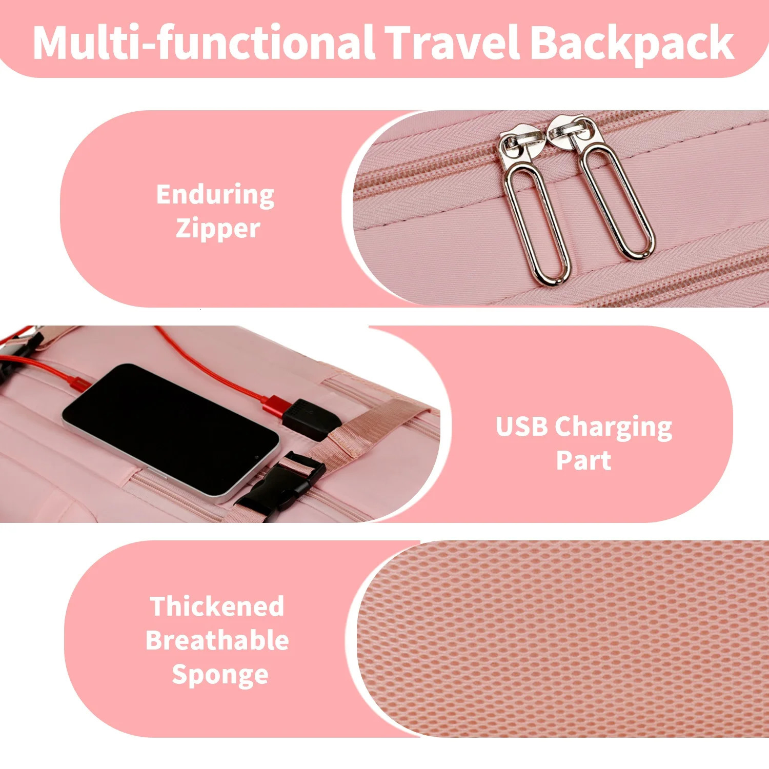 Cabin Airplane Travel Backpack Large Capacity Hand Luggage Cabin Backpack Wizzair Carry-On Men Women 15.6 inch Laptop School Bag 250603