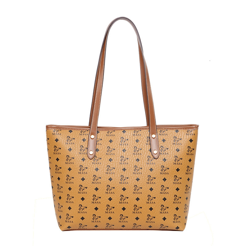 Top quality Brand High Quality New Style Tote Bag Large Capacity Women's High-end Versatile Shoulder Handbag European and Women's Bag New Fr