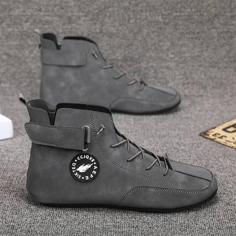 Ddmyoutdoor Men S Non Slip Walking Flats Comfortable Thin Bottom Lace Up Casual For Work Office Driving Shoes Footwear Outdoor Shoes