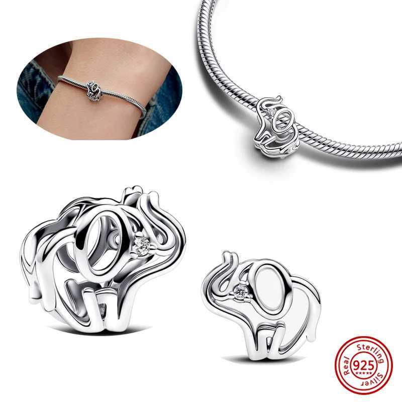 New S925 Sterling Silver Black White Zircon Fashion Bee Butterfly Beads Fit Pendant Bracelet DIY Charm For Women Jewelry GiftXJ250607