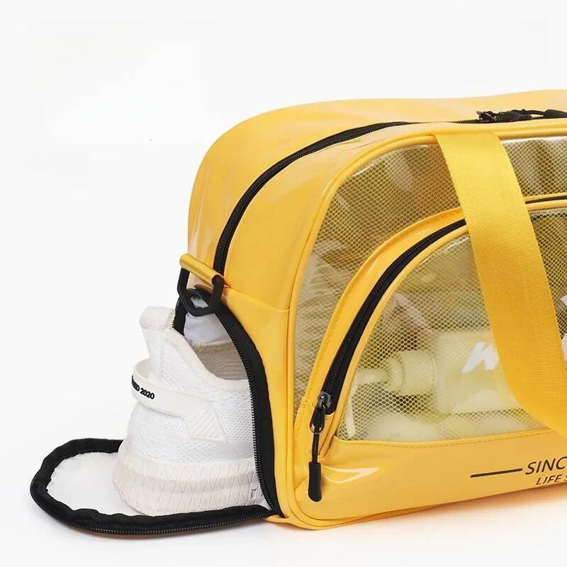 Large Capacity Women Makeup Bathroom Washbag Waterproof Swimming Storage Bag with Separate Compartment for Beach Gym Travel