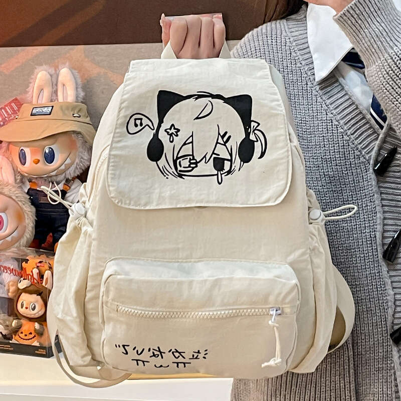 Large Capacity Women, Sweet Student Commuter Bag, Versatile Casual Small Backpack for Girls