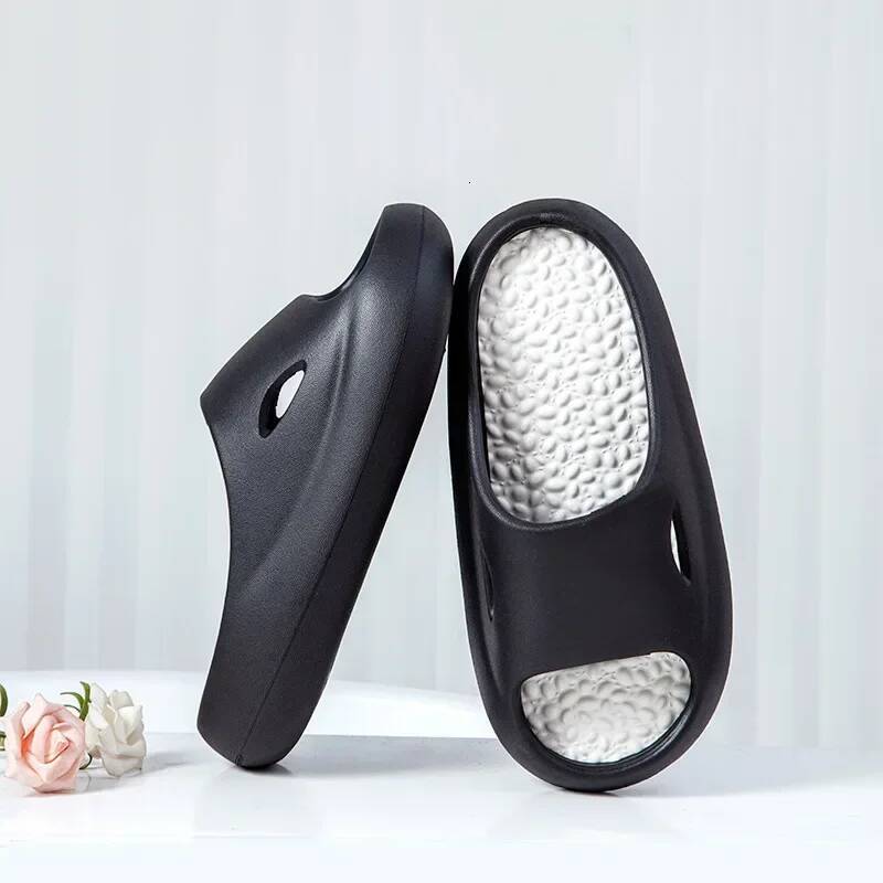 Ddmyoutdoor Couple Massage New Fashion Indoor Outdoor Cm Thick Sole Household Bathroom Anti Slip Shoes Trendy Beach Slippers Soft outdoor shoes