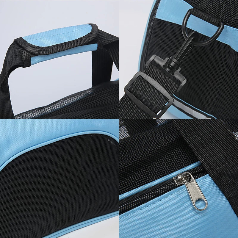 Portable Dog Cat Bag Pet Puppy Travel Bags Foldable Cats Handbag Travel Pet Bag Transport Bag 250603