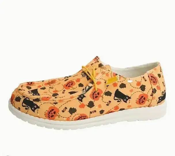 ddmyoutdoor Flats Halloween Printing Loafers Casual Designer New Sport Light Running Shoes Sneakers Trend Women Zapatilla Outdoor Outdoor Shoes