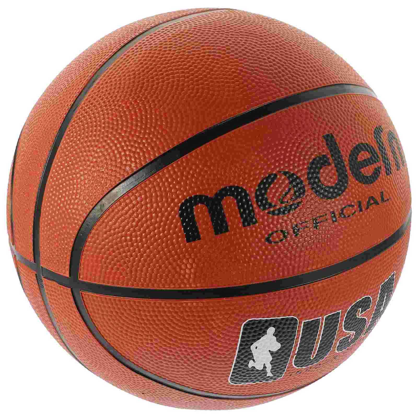 1PC Standard Basketball Ball Durable Rubber Basketball for Teens Outdoor Training Games XJ250606