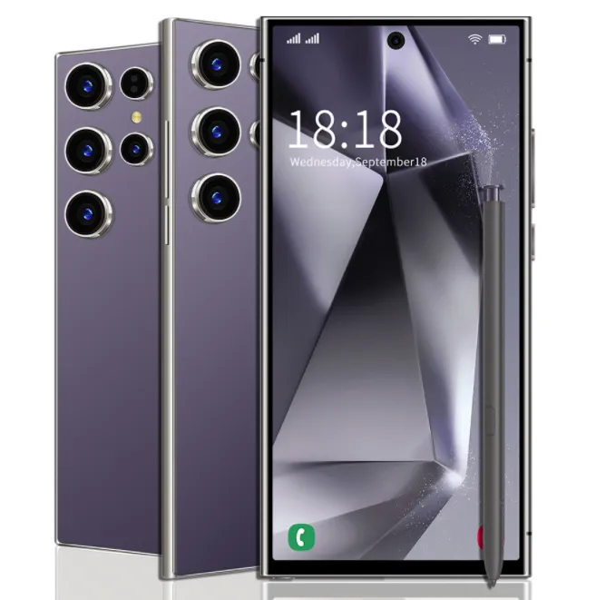 S24 Ultra Smartphone 7.3-inch HD Screen Android 14 Phone Snapdragon ,16GB+1TB Cell Phone,78MP+108MP Battery 5G Dual SIM Card Capability