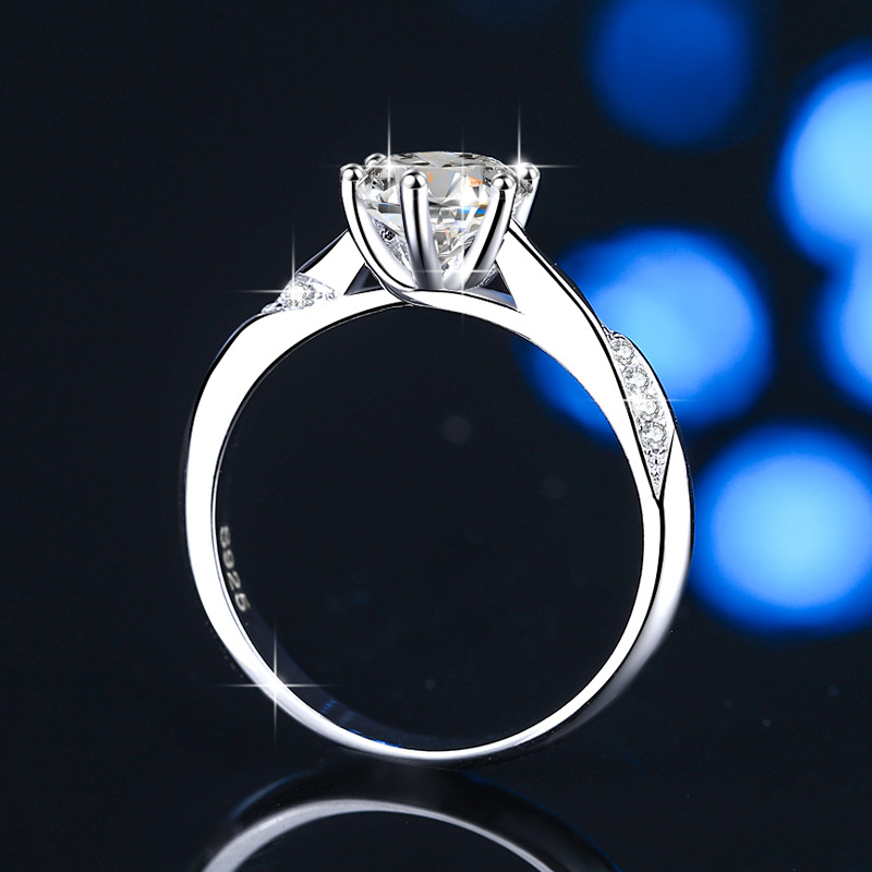 Chic Alternative Bridal Set Three Stone Solitaire Style, Crafted from Premium Grade Hypoallergenic Metal