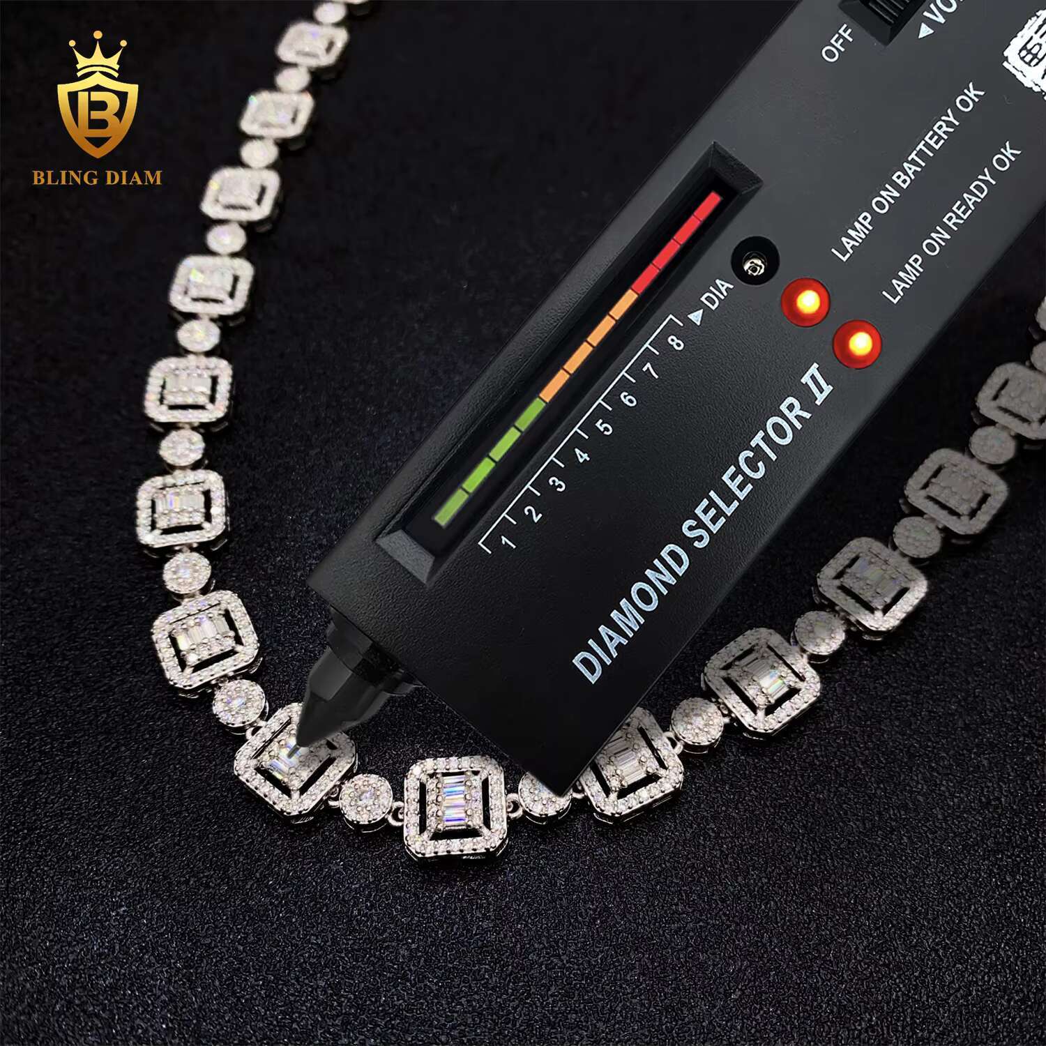 2025 Fine Jewelry 925 Silver Brilliant Cut D Color Moissanite Tennis Bracelet Chain Moissanite Bracelets Bangles