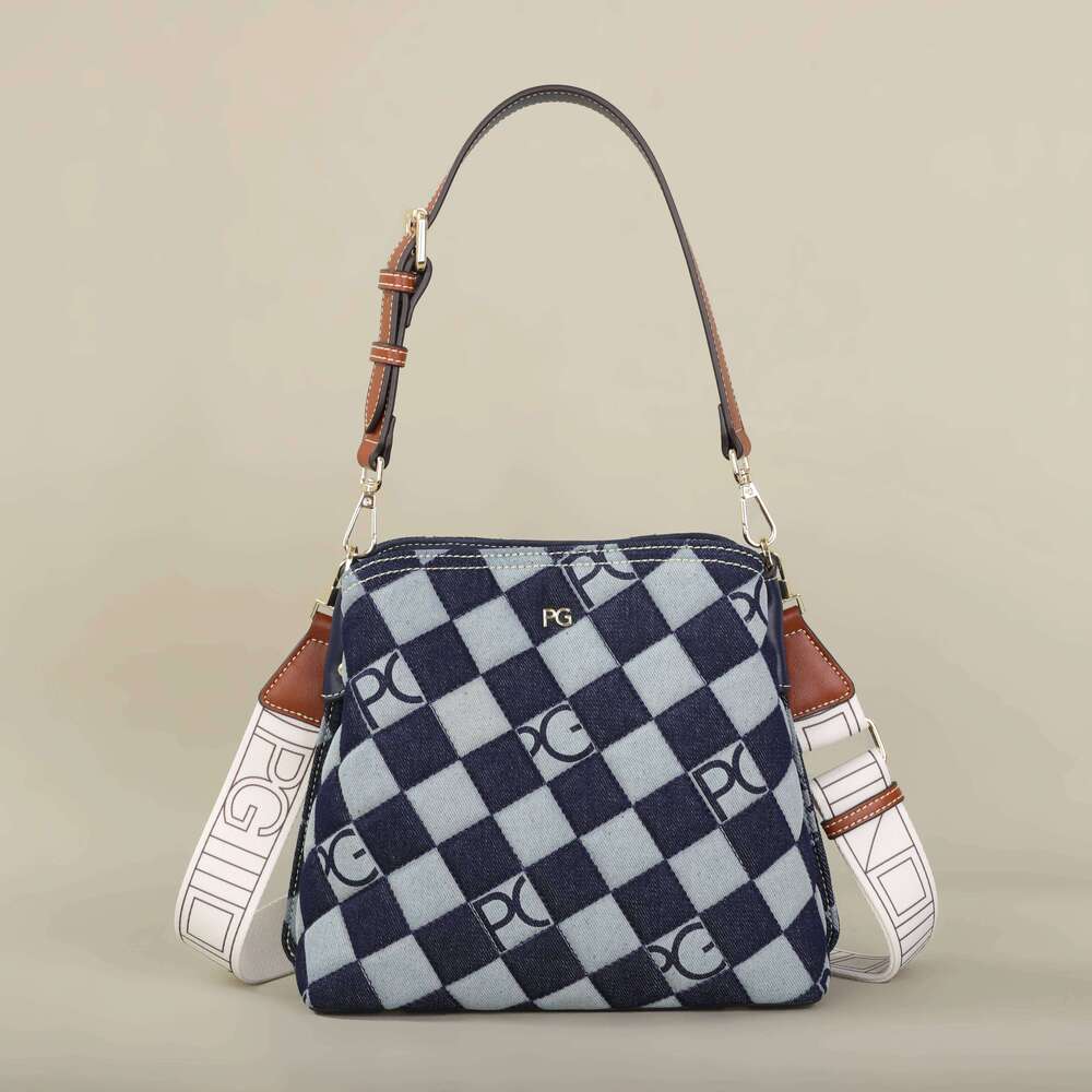 PG Color Classic Retro Handbag Simple Fashion Women's Shoulder Bag Large Capacity Exquisite Workmanship