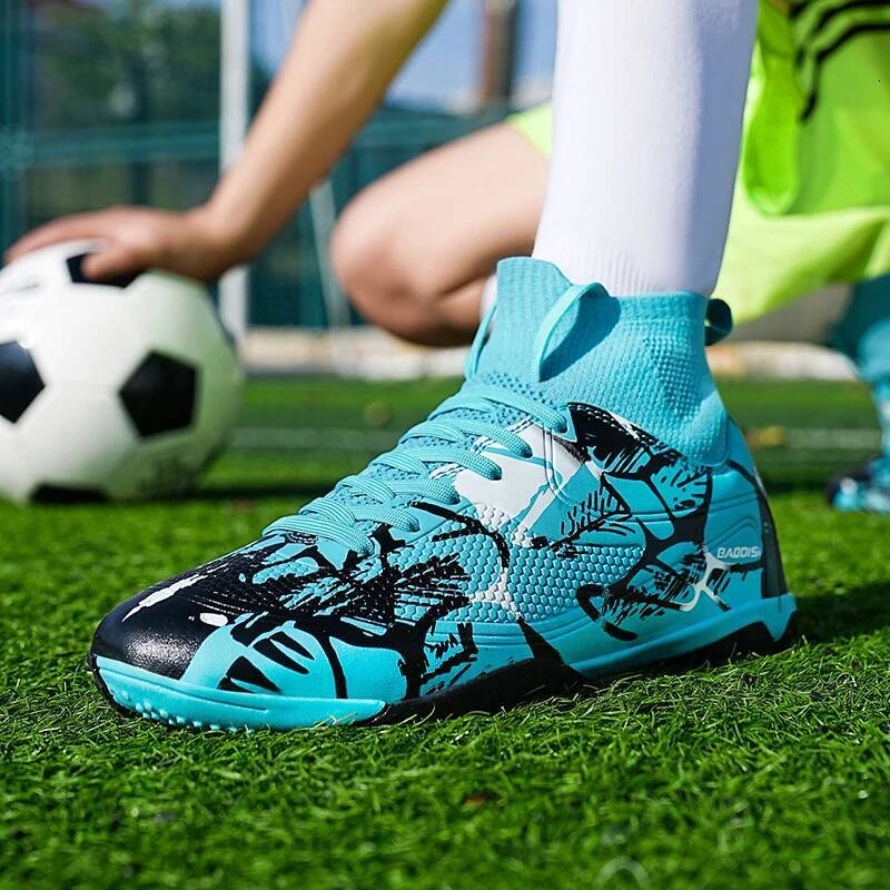 Ddmyoutdoor Professional Men S Soccer Football Shoes Breathable Anti Slip Sneaker Training High Quality Comfortable Lace Up Man Sneakers Outdoor Shoes