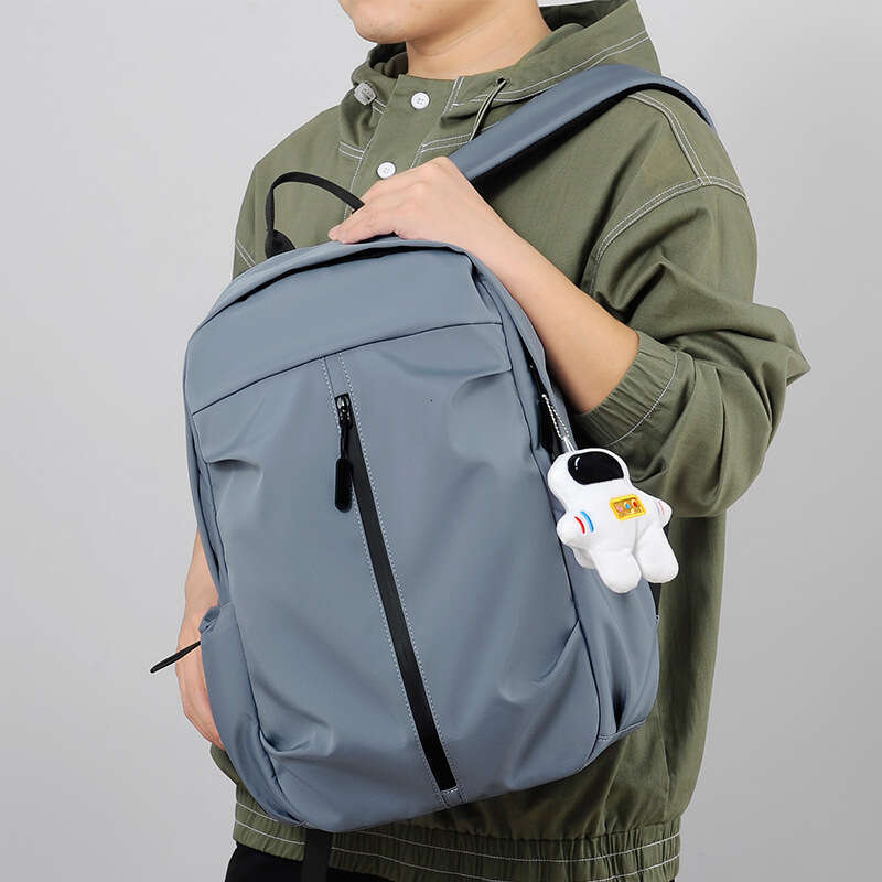 Korean Style Versatile Unisex Backpack Business Casual Trendy Laptop Large Capacity Lightweight Simple Student School Bag