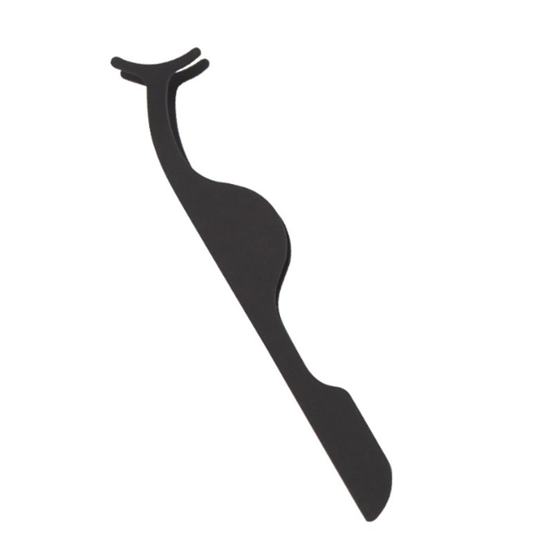 Multifunctional False Eyelashes Curler Tweezers Stainless Auxiliary Eyelash Curler Eye Lash Applicator Clip