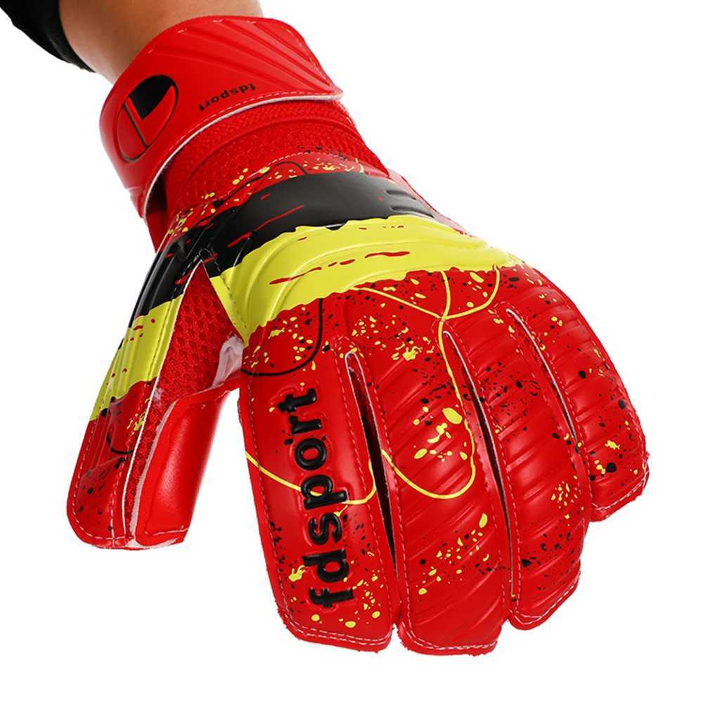 Men Kids Boys Women Goalkeeper Gloves Finger Save Protection 4mm Thickened Latex Rugby Soccer Football Goalie Keeper Gloves Guard XJ250606