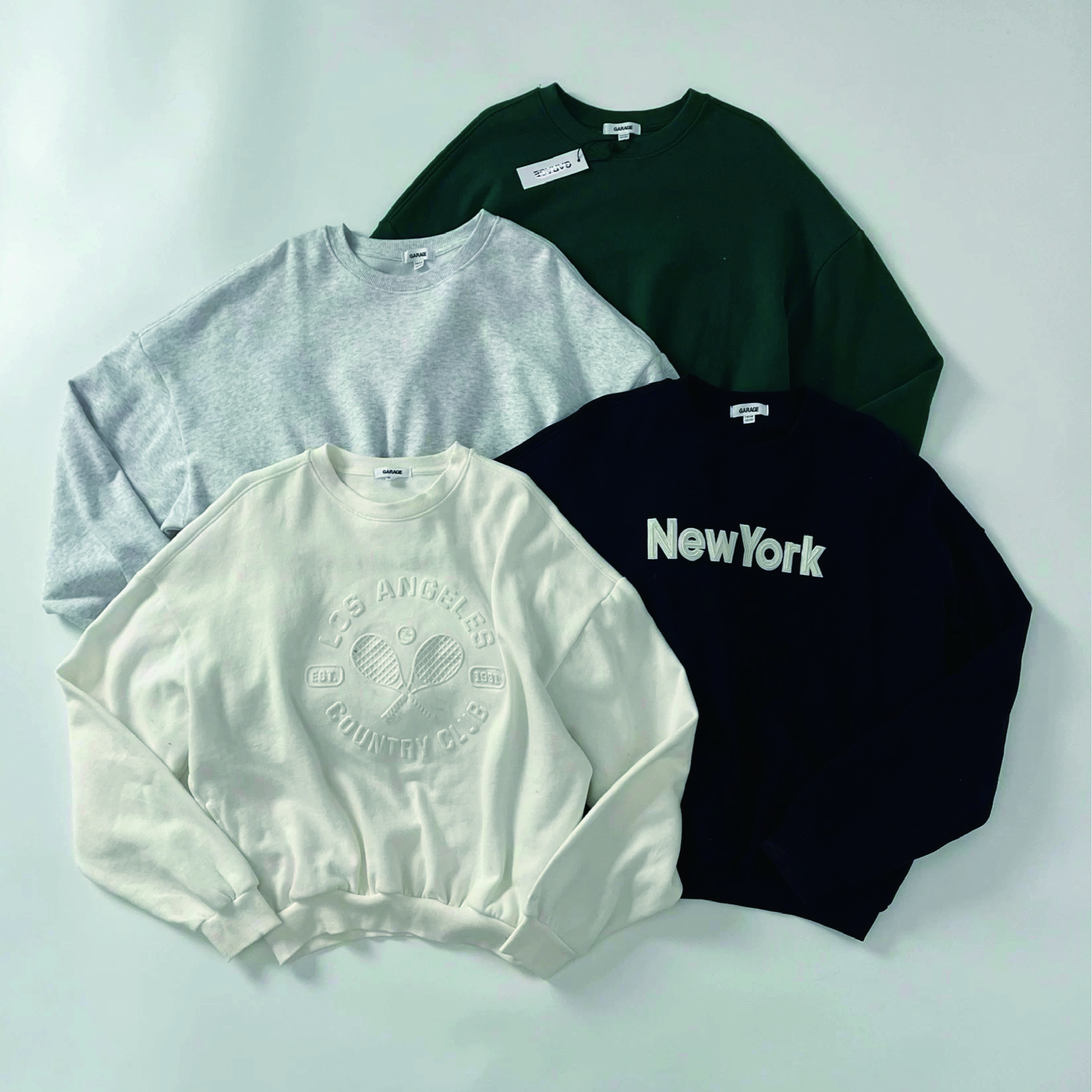 Women's Casual Round Neck Hoodie - Over-sized Fit, Heavyweight Cotton with Front Print