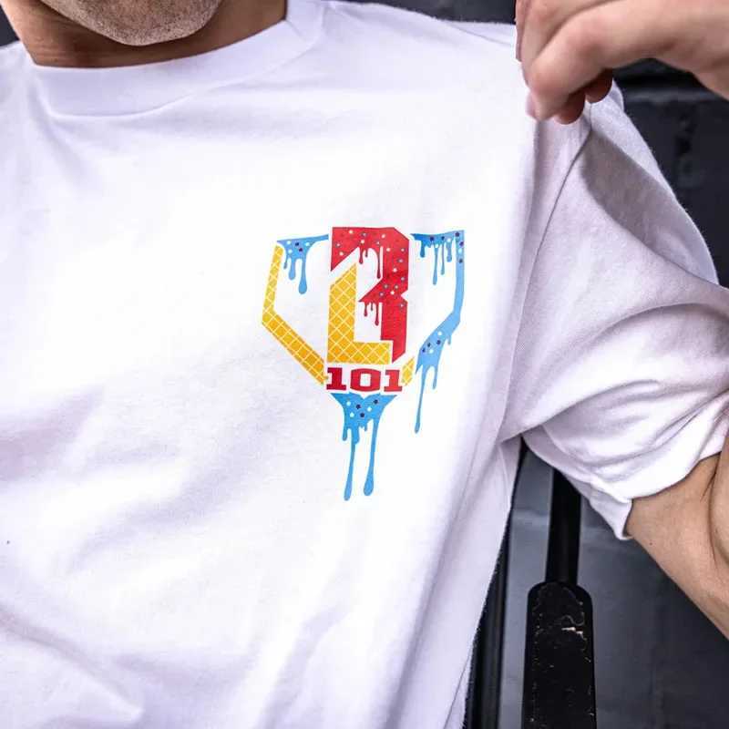 2025 New Summer Mens Women Pure Cotton American Basketball 101 Fashion Trend Comfortable Outdoor Sports T Shirt Baseball T X250607
