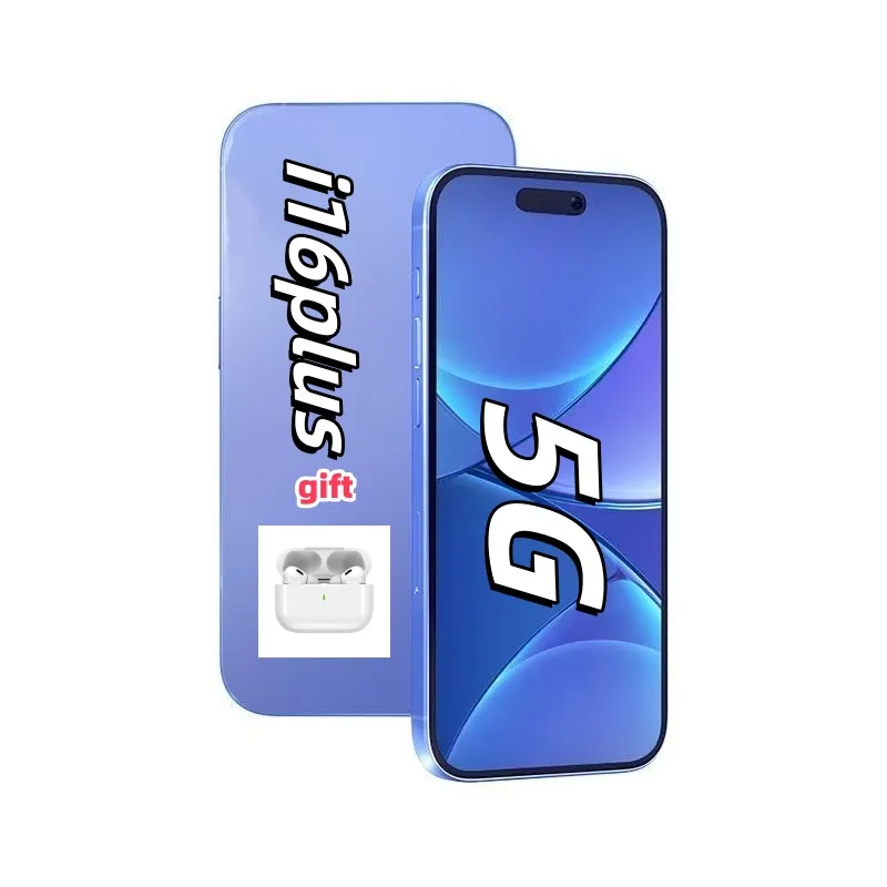 i16 Plus Smartphone - 6.7 Inch Display, 4G & 5G Support, 16GB RAM, 1TB Storage, Dual Cameras (48MP+108MP) with Face ID and GPS