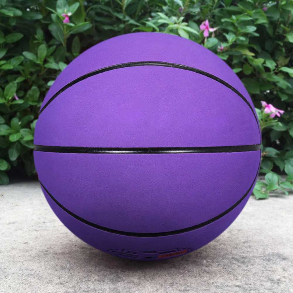 Size 7 Dribbling Training Ball Anti Slip Sports Basketball High Elasticity Suede Microfiber Basketball for Training Competition XJ250606