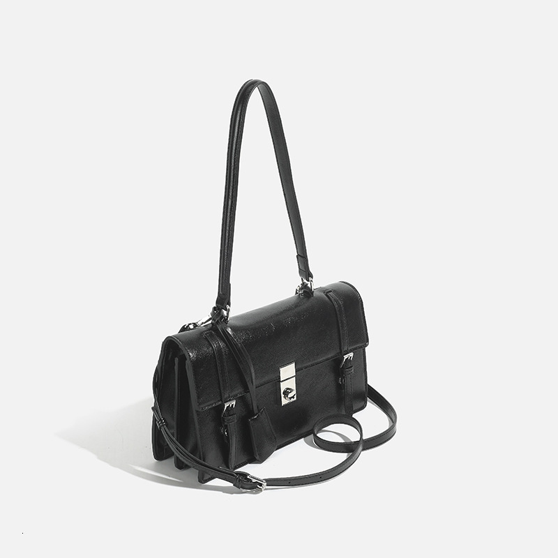 Free Shipping Luxury High-end Retro Oil Wax Leather Designer Bags Messenger Bag 2025 Spring Summer New Fashion Commuter Versatile Crossbody Shoulder U