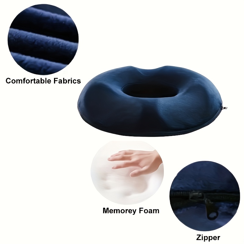 Side-cut cushion breathable memory cotton office sedentary waist artifact ass cushion stool cushion beautiful buttocks computer chair ring cushion