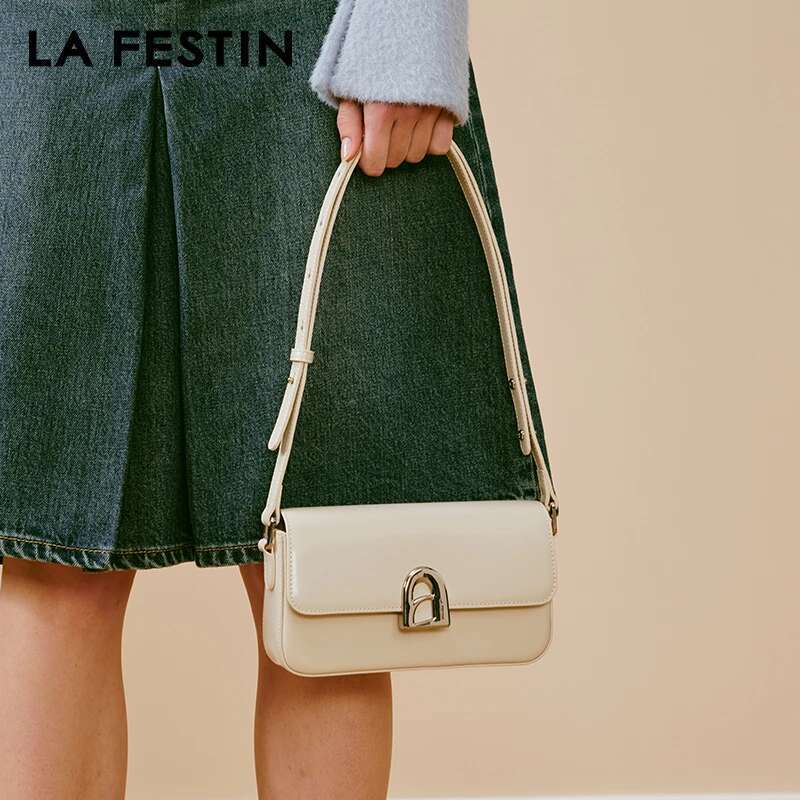 LA FESTIN Original Handbags Woman Shoulder New Crossbody Bags Small Square Bag A Door Series