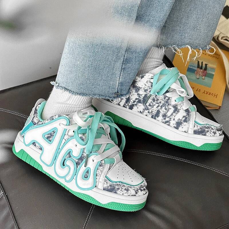 ddmyoutdoor Fashion Couples Skateboard White Red Letter High Quality Lace Up Platform Women S Sports Shoes Winter Low Cut Men Sneakers Outdoor Outdoor