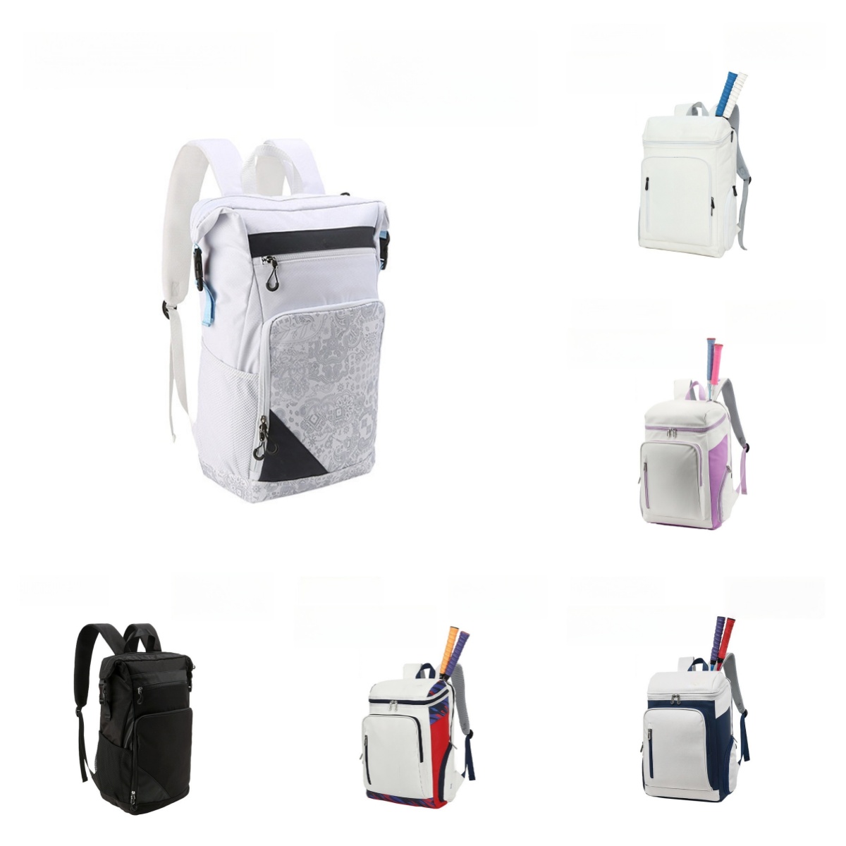 Outdoors backpack professional tennis bags portable sports badminton gym with multi style backpacks large capacity ball pack racket storage daypack