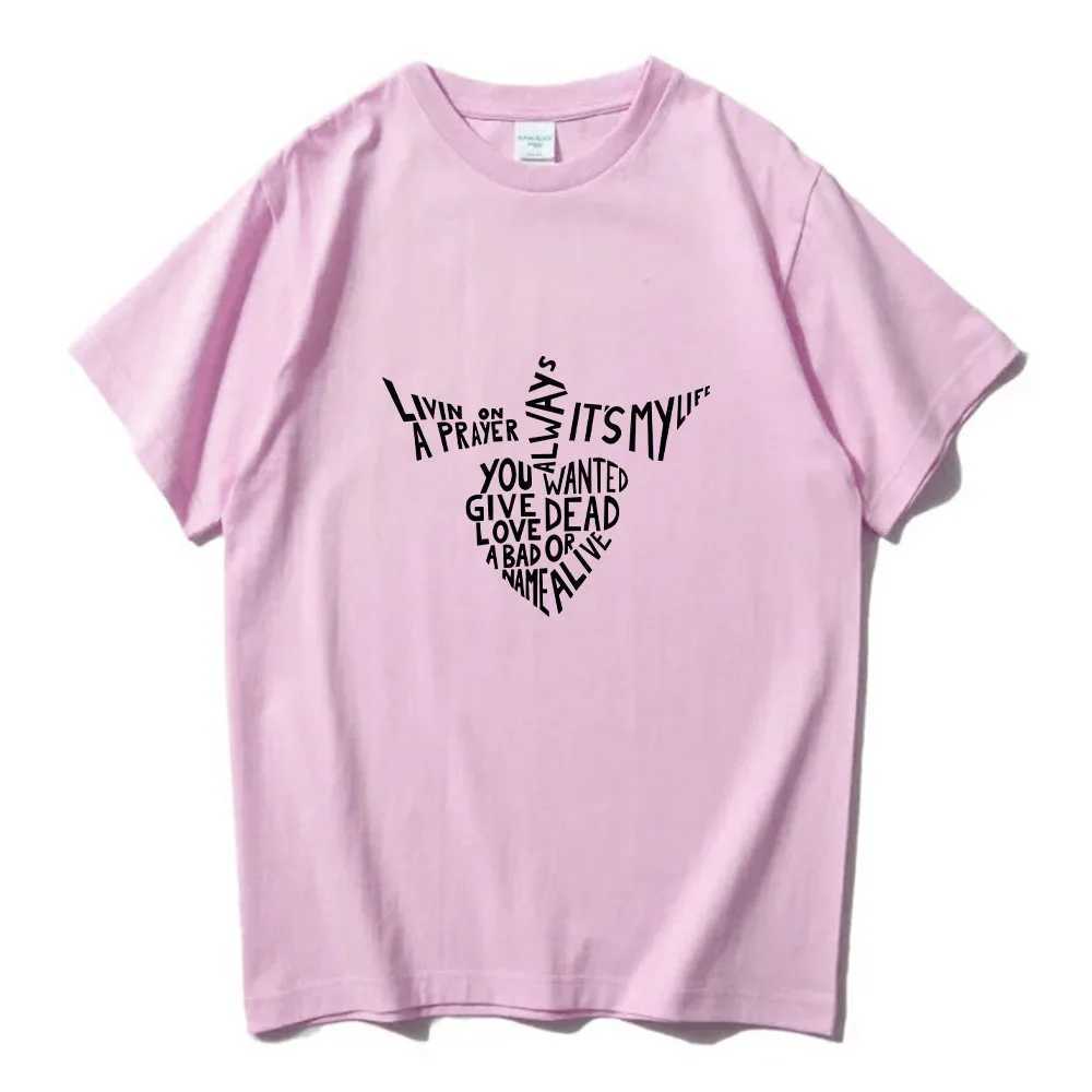 BonJovi T-shirts Funko Pop Gothic Aesthetic Men/Women Tee-shirt Summer 00% Cotton Round Neck T-shirt Mens Casual Clothing W250607