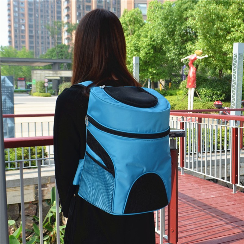 Pet Arc-shaped Shoulder Bag Dog Outgoing Bag Cat Handbag Breathable Dog Bag Foldable Cat Bag Small Animal Travel Bag Privacy