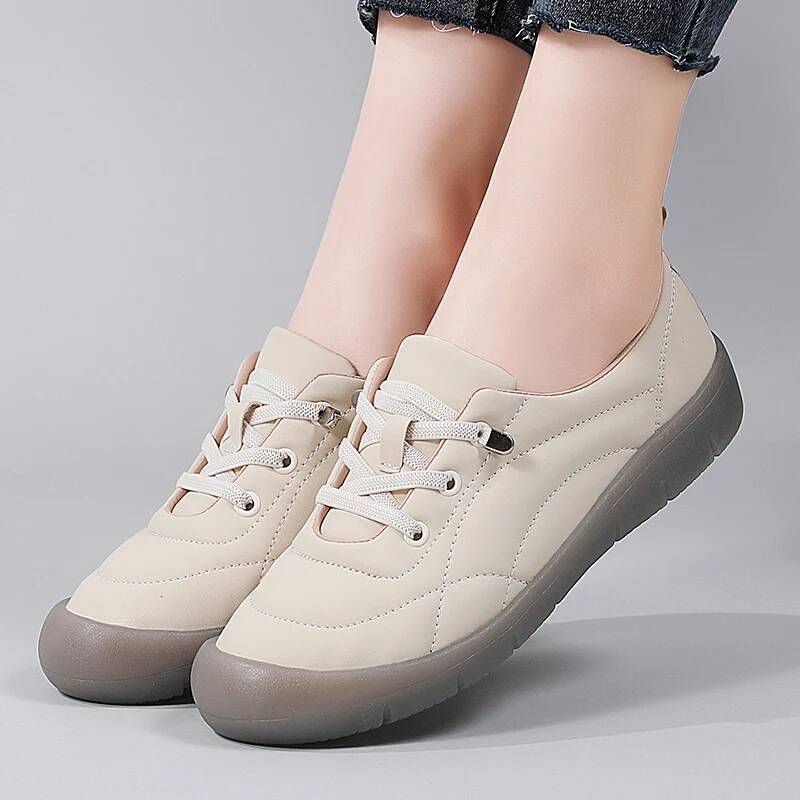 ddmyoutdoor Women S Single Spring Fashion Soft Sole Lightweight Breathable Hiking Comfortable Anti Slip Lazy Casual Flat Shoes Zapatos Outdoor Outdoor