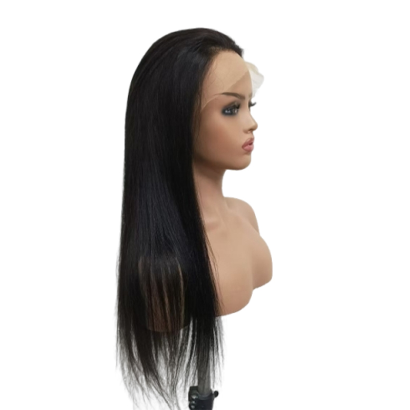High-quality long straight hair for ladies and real human wigs