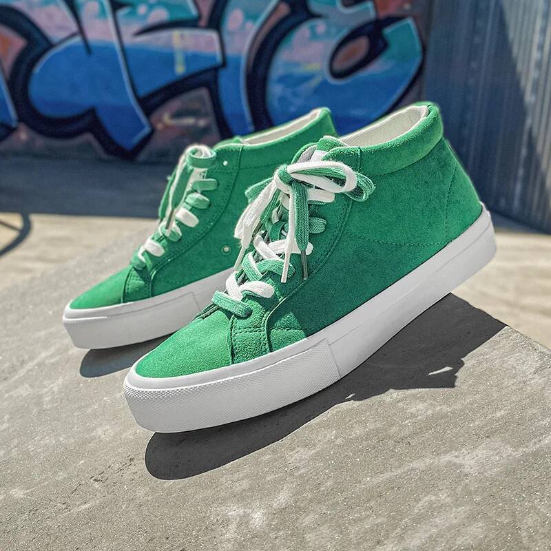 Ddmyoutdoor Ddmyoutdoor Breathable Suede Leather High Top Classic Red Skateboarding Shoes For Women Lace Up Casual Sports Sneakers Men Outdoor Outdoor