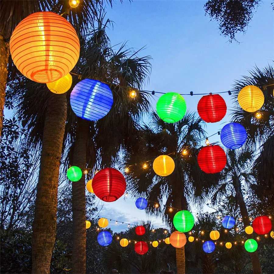Tirvose 6.5M 30LEDs Solar Lantern Ball Christmas Garland Fairy String Lights Outdoor Solar Garden Light for Wedding Party Decoration W250607