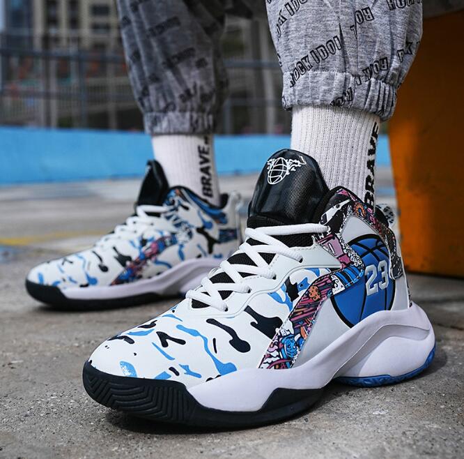 Boy and teenager Designer sneaker Basketball shoes sports sound sneakers student sports training shoes boy trendy shoes in stock Z 6.4-10