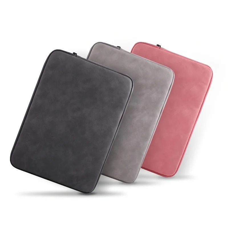 11 13 14 15 Inch Laptop PU Leather Protective Tablet Bag Computer Pouch Case Storage Bags Slim Laptop Sleeve for Macbook Perfect 250605