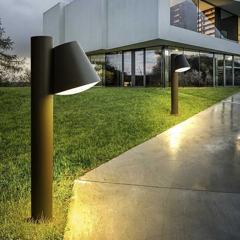 Minimalist LED Lawn Light Outdoor Waterproof IP65 Modern AC85~265V Street Lamp For Garden Courtyard Park Landscape Path Decoration W250607