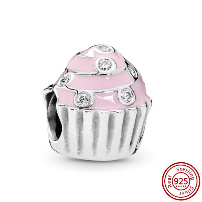 Classics 925 Silver Pink Crown Flower Hot air balloon Charms Fit Original Bracelet Necklace DIY Bead For Women Jeweli Make GiftXJ250607
