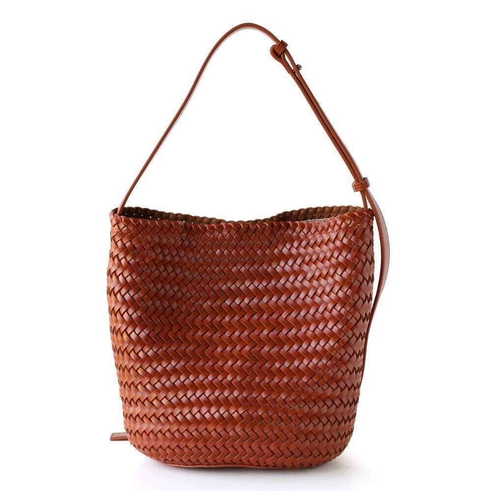 Motingsome Handwoven Women's Designer Bags Niche Casual Bucket Bag Handmade French Retro Shulder Purse 2025