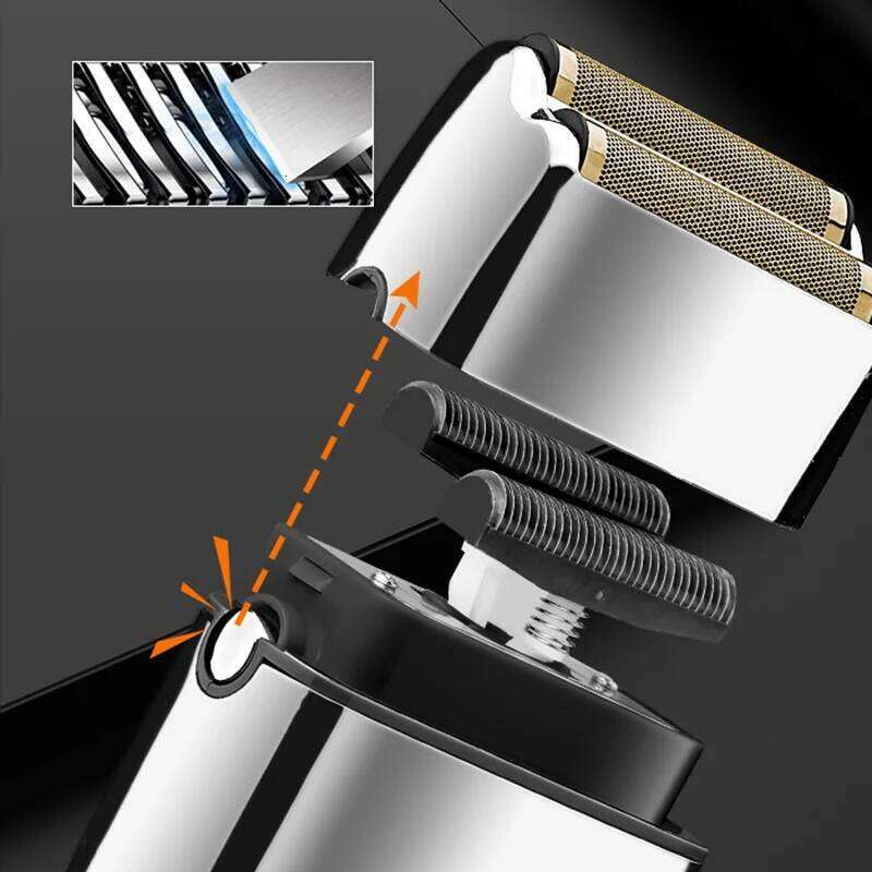 Kemei Tx5 Pro Metal Housing Barber Shop Hair Shaver For Men Beard Bald Head Shaving Hine Rechargeable Electric Razor