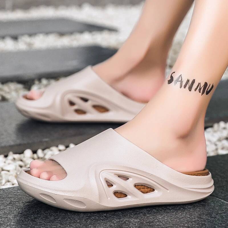 Ddmyoutdoor Shoes For Men Trendy Summer Fashion Soft Soled Slippers Breathable Outdoor Non Slip Beach Casual Sandals Zapatillas Hombre outdoor shoes