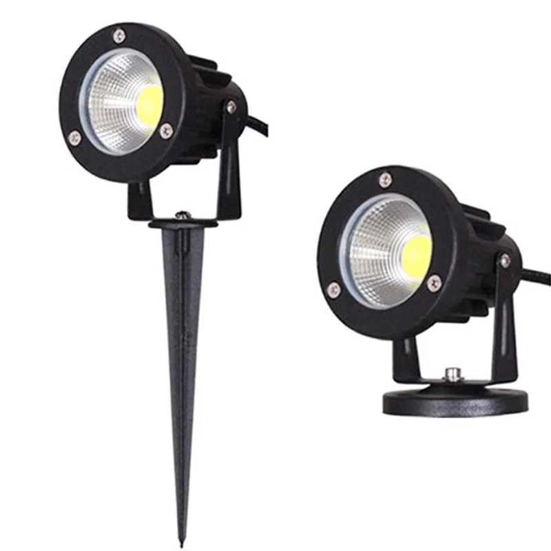 Outdoor Garden Landscape Light AC220V 110V DC12V LED Lawn Lamp COB 3W 5W 10W Waterproof Lighting LED Light Garden Path Spotlight W250607