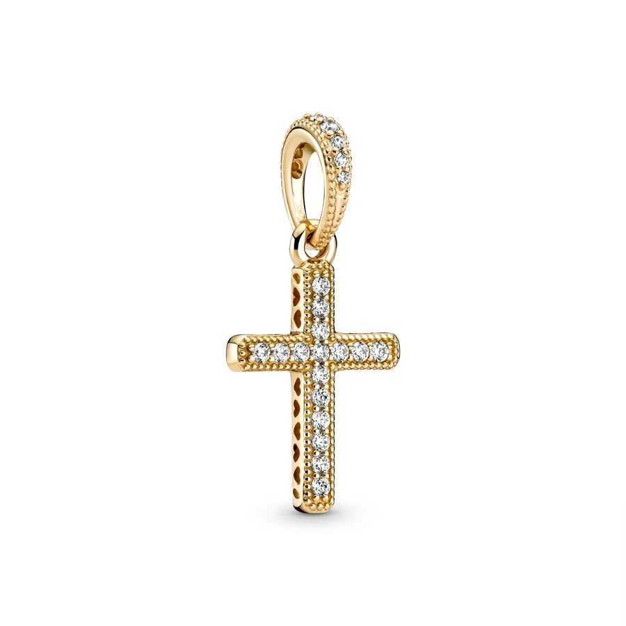 Hot Sale Gold Plated Series Dangle Charm Bead Fit Original European 925 Sterling Silver Bracelet Necklace DIY Jewelry Women Gift XJ250607